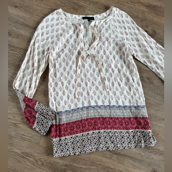 Women’s Sanctuary Mori long bell sleeve boho peasant tie blouse small‎ - Picture 4 of 9